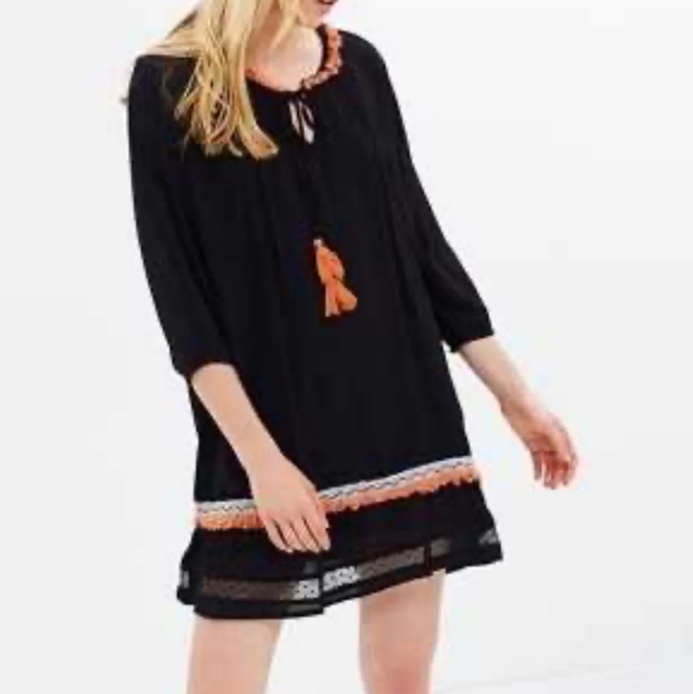 NWOT SOLITO Panama Folk Dress